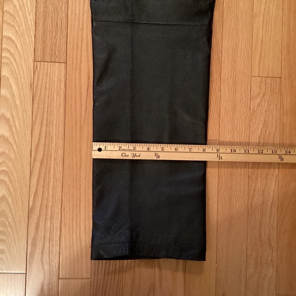 Leather Trousers, black, 5 pocket style, size 31 - Picture 10 of 12